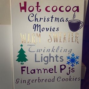 Christmas canvas